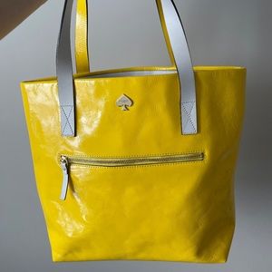 Kate Spade patent leather tote bag